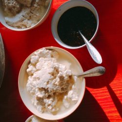 中午吃的水豆腐，喝了两大碗 2017-01-18 15:23