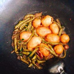 大锅芸豆炖土豆 2017年6月
